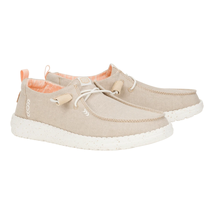 Wendy Chambray Tan Hey Dude footwear