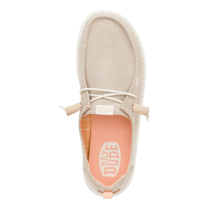Wendy Chambray Tan Hey Dude footwear