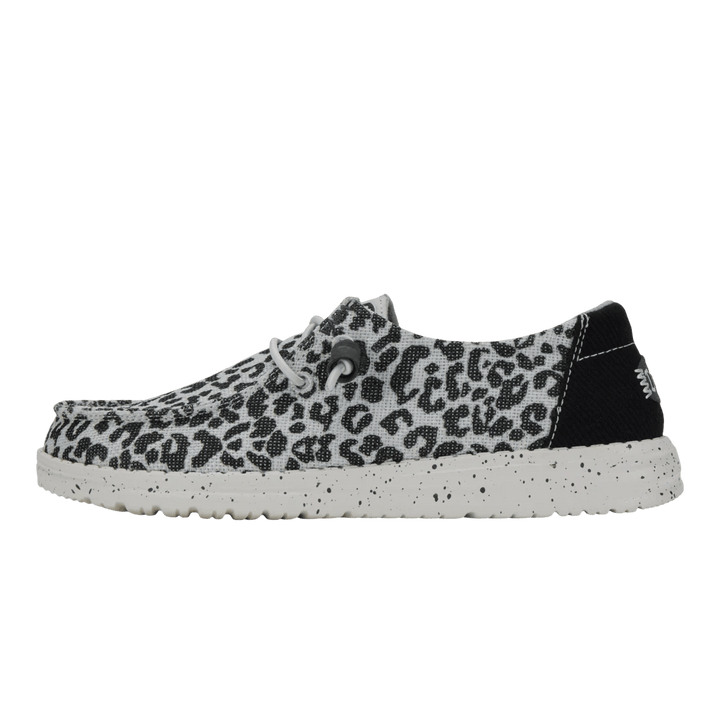 Wendy Leopard Blk/Grey Hey Dude footwear