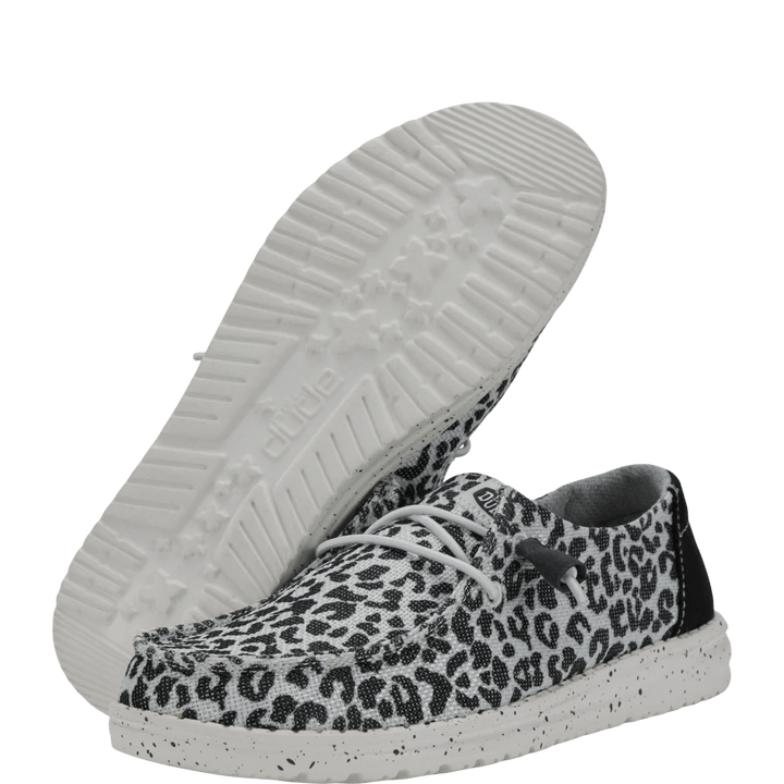 Wendy Leopard Blk/Grey Hey Dude footwear