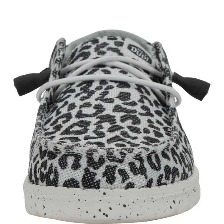 Wendy Leopard Blk/Grey Hey Dude footwear