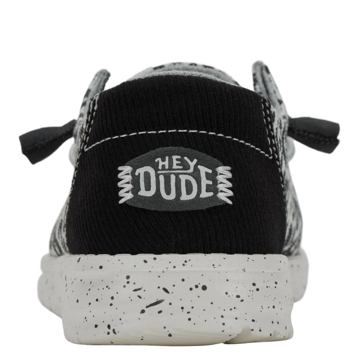 Wendy Leopard Blk/Grey Hey Dude footwear