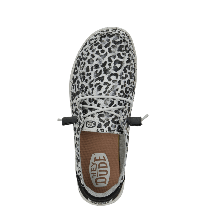 Wendy Leopard Blk/Grey Hey Dude footwear