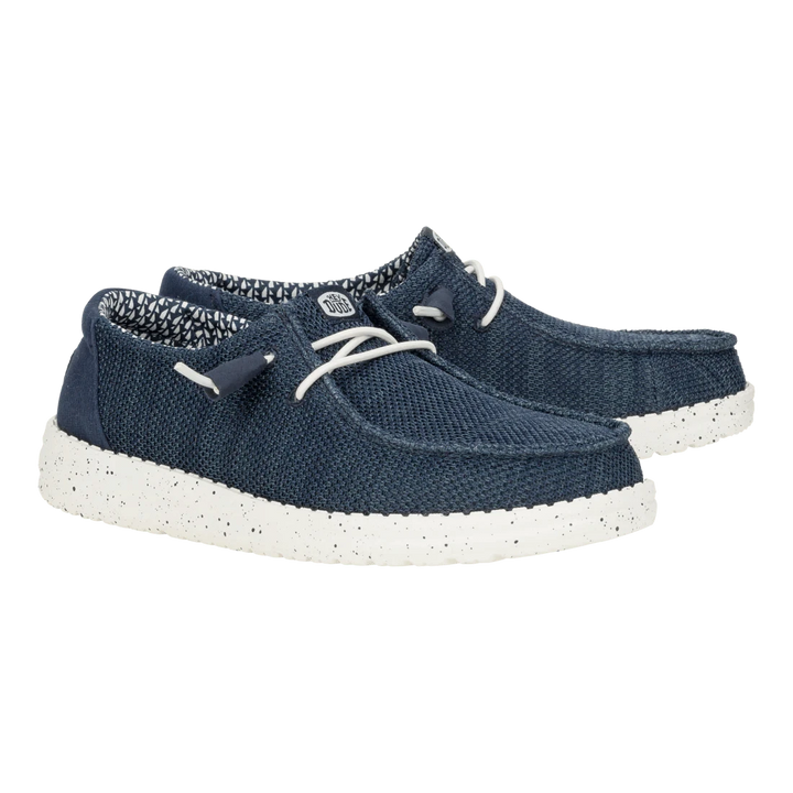Wendy Stretch Mesh Navy Hey Dude footwear Navy / UK3