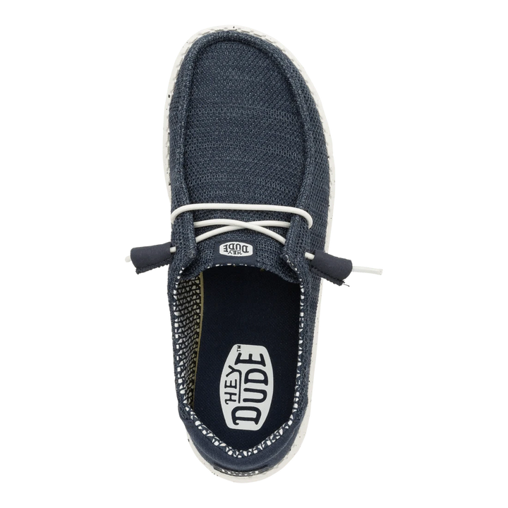 Wendy Stretch Mesh Navy Hey Dude footwear