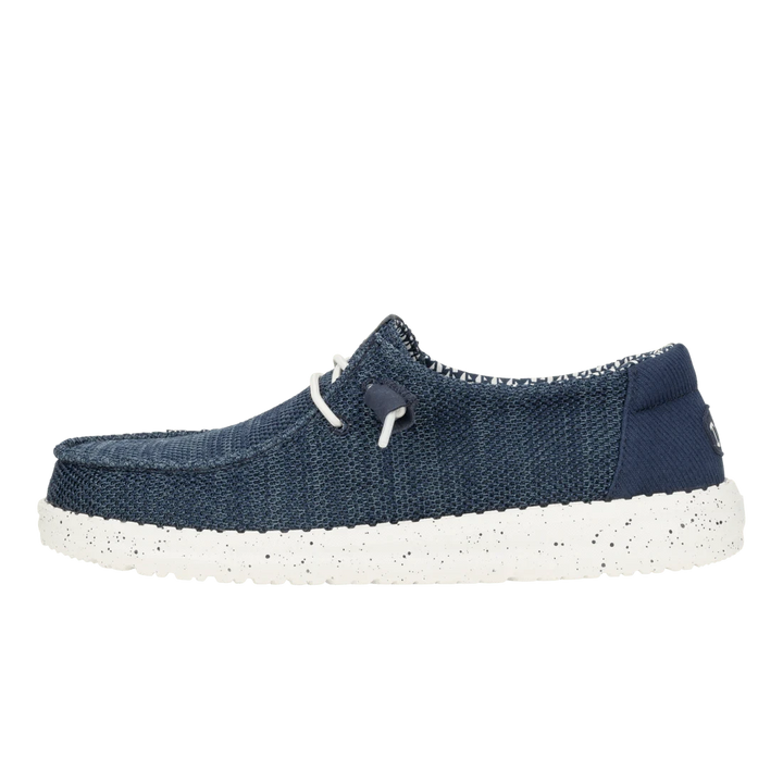 Wendy Stretch Mesh Navy Hey Dude footwear