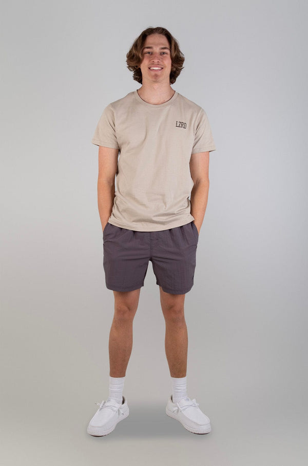 Yazoo - Mens S/S Tee Lizzard apparel Plaza Taupe / XS