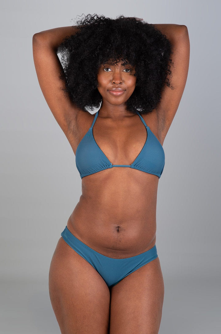 Zax - Ladies Bikini Bottom Lizzard swimwear Teal / 28/4