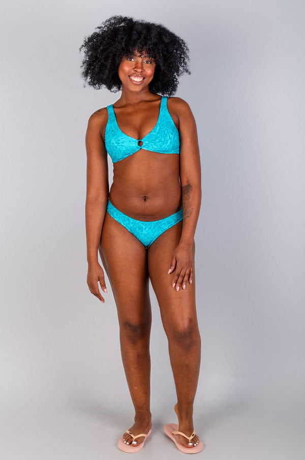 Zax - Ladies Bikini Bottom Lizzard swimwear Aqua Swirl / 30/6
