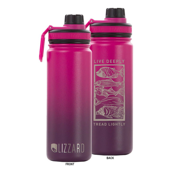 530ml Eggplant/Hot pink ombre Breathe flask