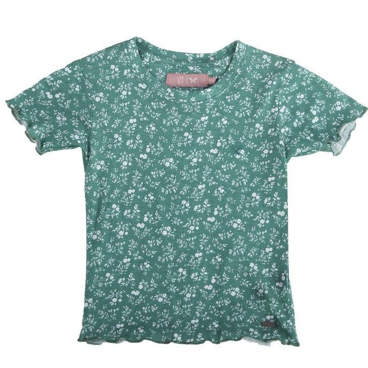 Abena - Teen Girls Styled S/S Tee Lizzard apparel Beryl Green / 6/7