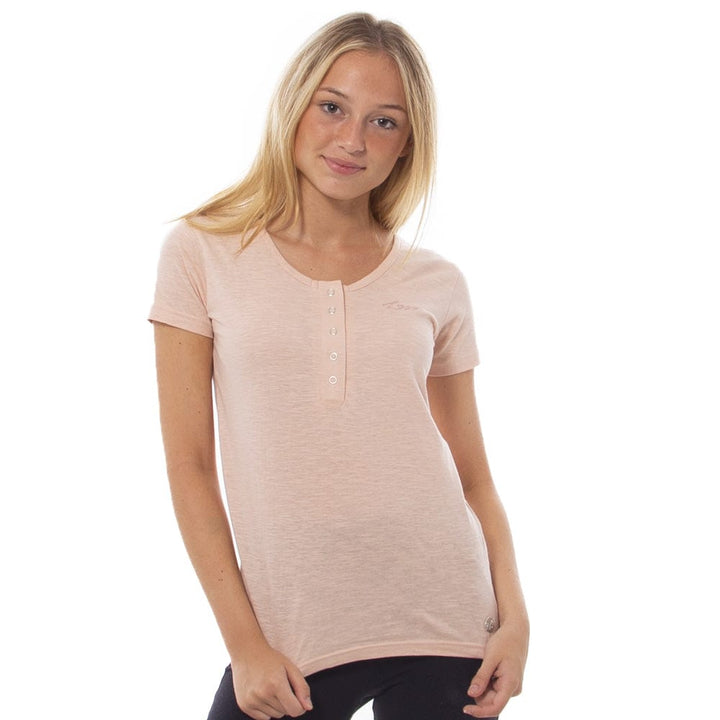 Abney - Ladies Tee Lizzard apparel Cameo Rose / S