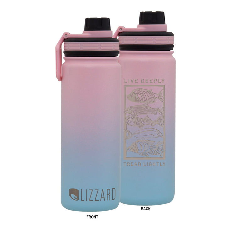 Breathe One Ocean Swim 530Ml Flask Lizzard flask Pink/Blue Ombre / One Size