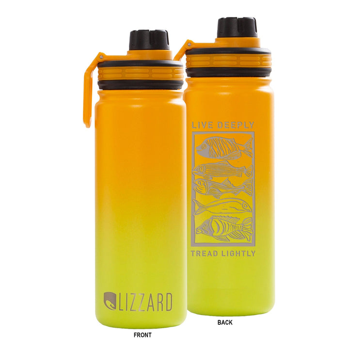 Breathe One Ocean Swim 530Ml Flask Lizzard flask Mango/Lime Ombre / One Size