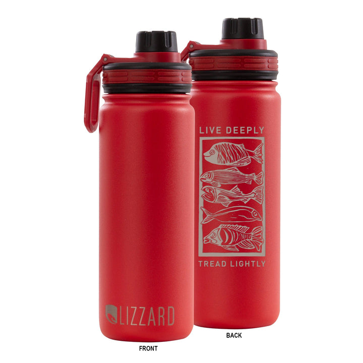 Breathe One Ocean Swim 530Ml Flask Lizzard flask Red / One Size