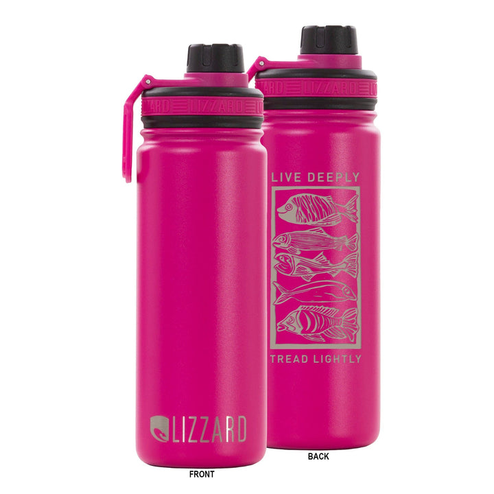 Breathe One Ocean Swim 530Ml Flask Lizzard flask Hot Pink / One Size