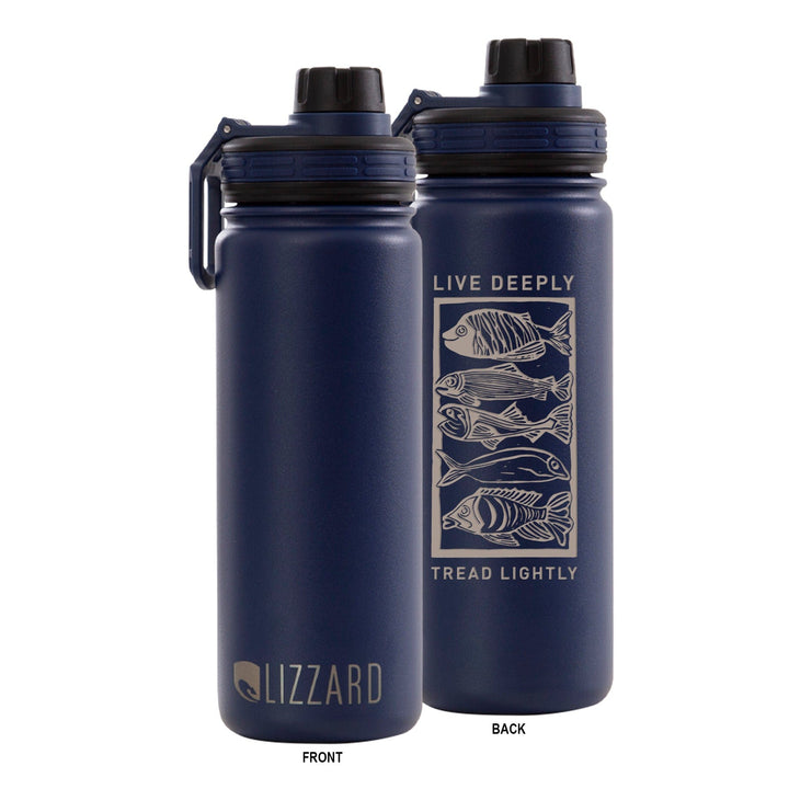 Breathe One Ocean Swim 530Ml Flask Lizzard flask Midnight Blue / One Size