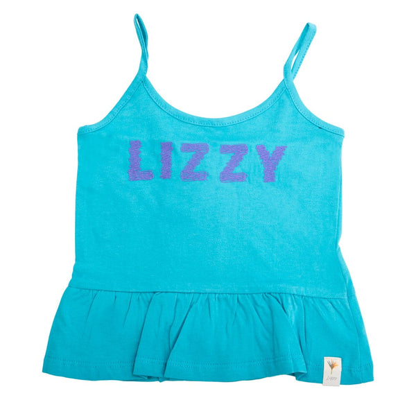 Bryni - Tot Girls Strappy Lizzard apparel Capri Blue / 1/2