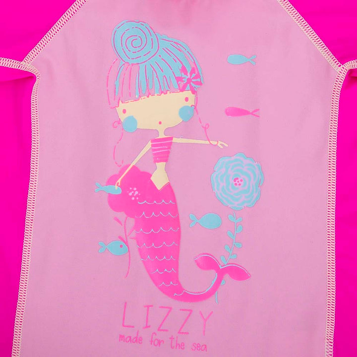 Charity - Tot Girls S S Rashie Lizzard swimwear