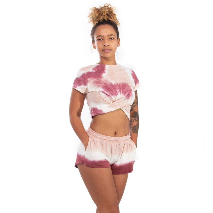 Cora - Ladies Elasticated Walkshort Lizzard apparel Hawthorn Rose / S