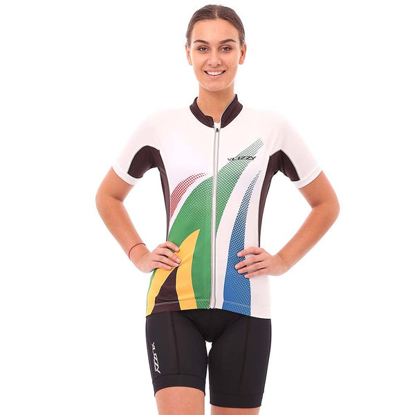 Dakota - Ladies Cycling Shirt Lizzard Apparel Sa Print / XS