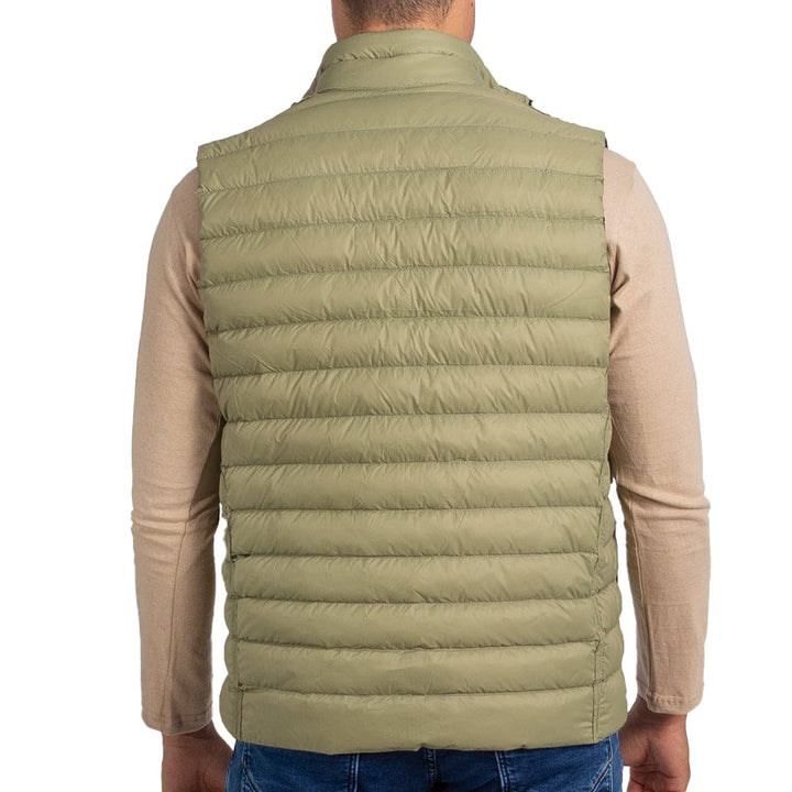 Dugmore - Mens Sleeveless  Reversible Puffer Lizzard apparel