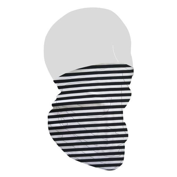 Face Tubies Lizzard accessories Black Stripe / One Size