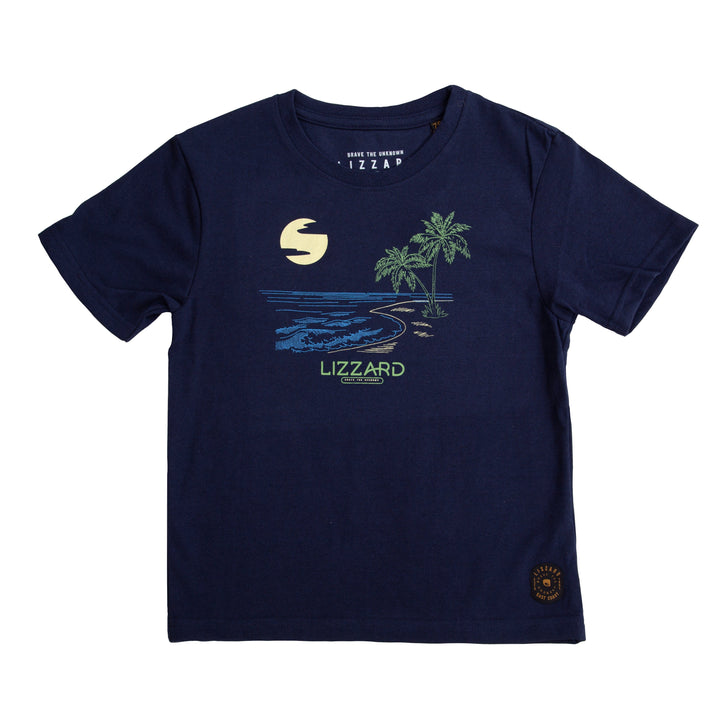 Fazlin - Teen Boys S S Tee Lizzard apparel Navy / 6/7