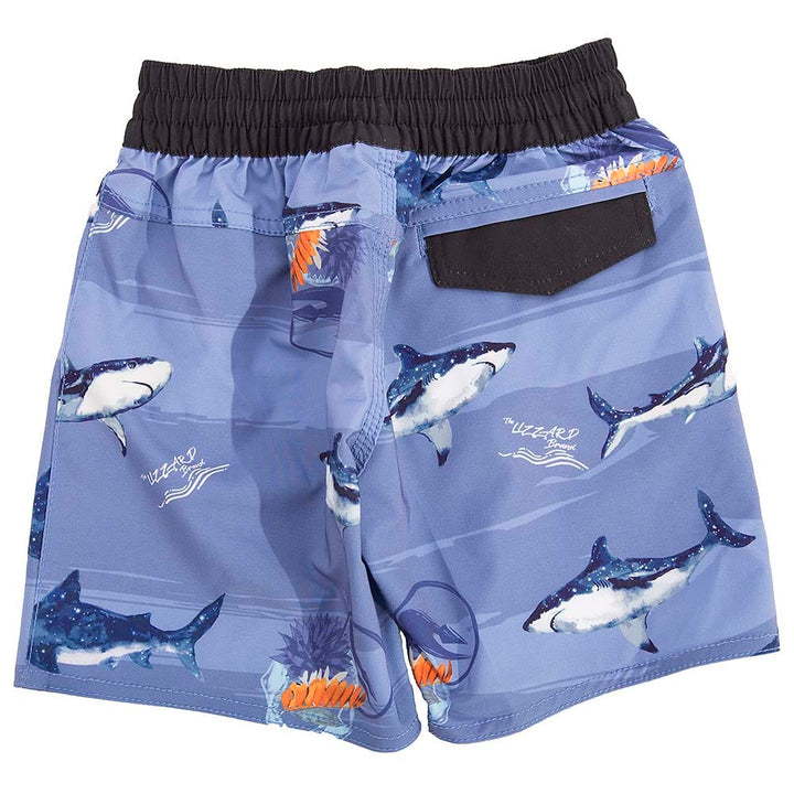 Hopper - Tot Boys Boardshort Lizzard apparel Blue / 1/2