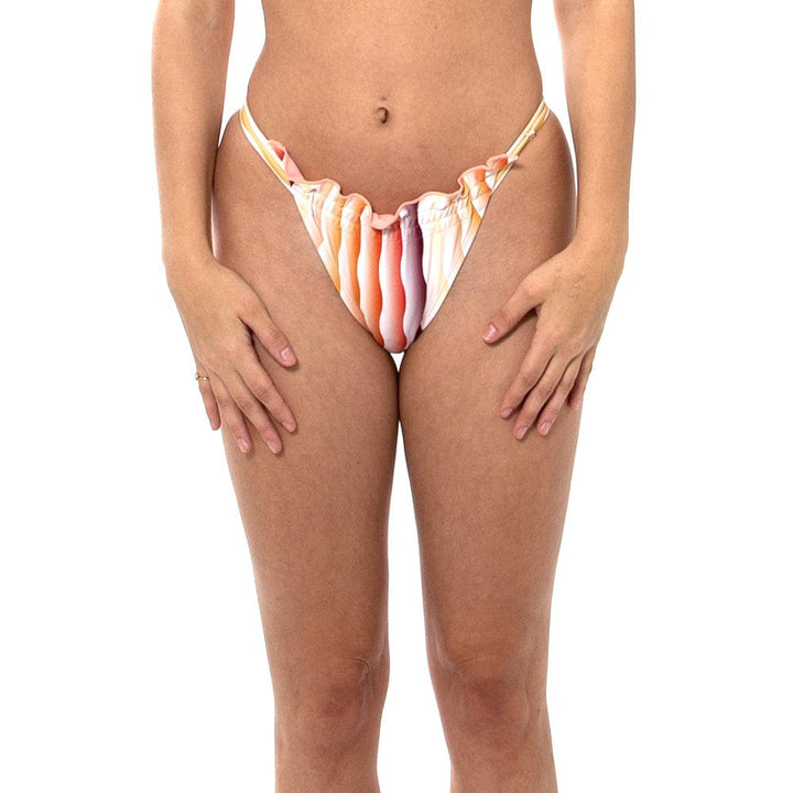 Jadya - Ladies Bikini Bottom Lizzard swimwear Candy Stripe / 28/4