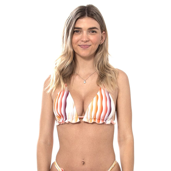 Jadyn - Ladies Bikini Top Lizzard swimwear Candy Stripe / 30/6