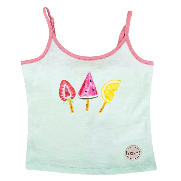 Jeanne - Tot Girls Strappy Lizzard apparel Mint / 1/2