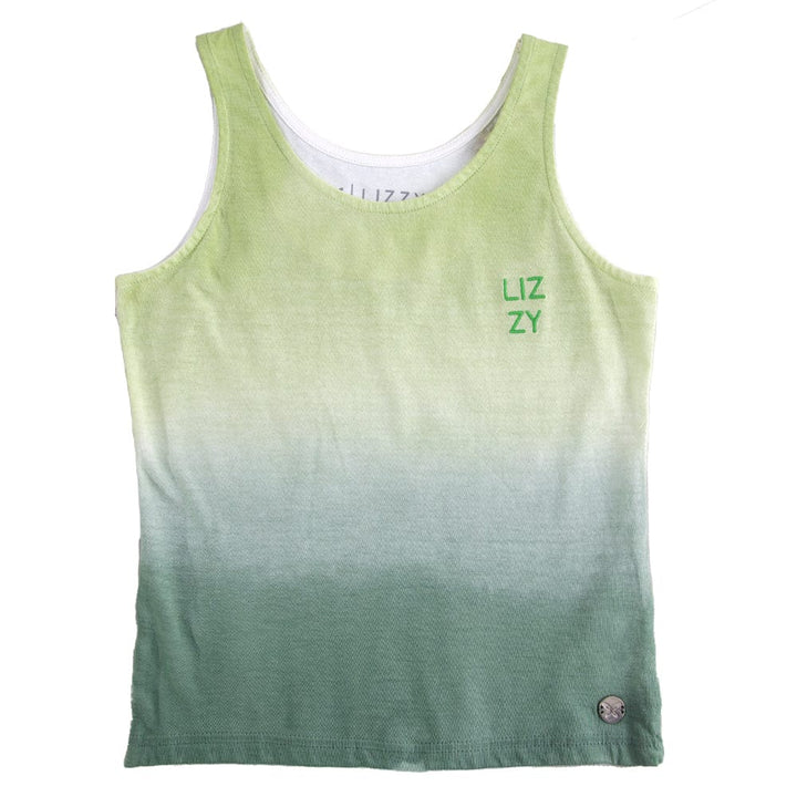 Josilyn - Teen Girls Vest Lizzard apparel Mint/Green Ombre / 6/7