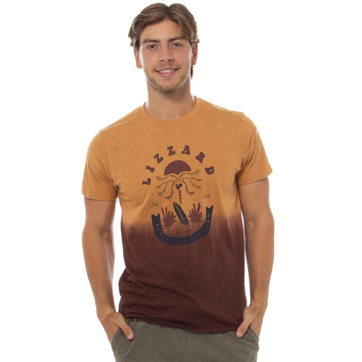 Koa - Mens S S Tee Lizzard apparel Brown / S