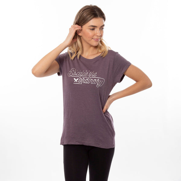 Larinda - Ladies S S Tee Lizzard Apparel Rabbit Grey / XS