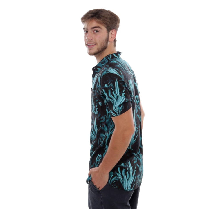 Lockie - Mens Button Up Lizzard apparel