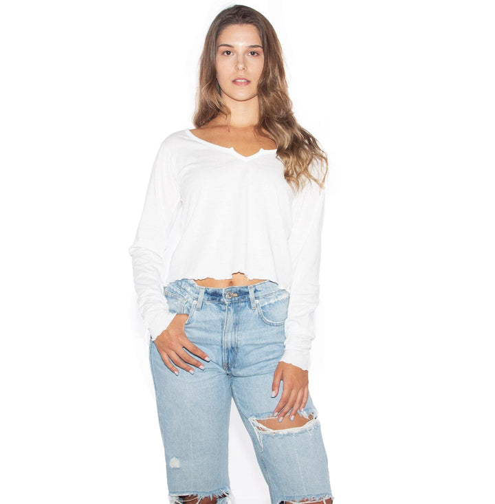 Milley - Ladies L/S Tee Lizzard apparel Off White / XS