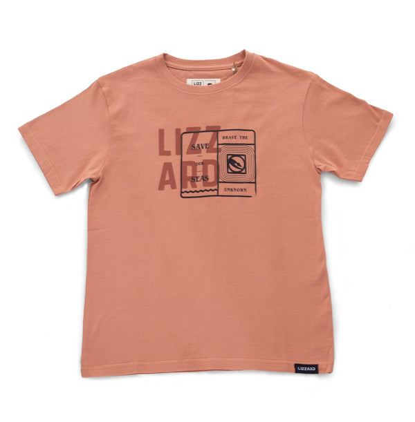 Roebuck - Teen Boys Tee Lizzard apparel Cork Brown / 6/7