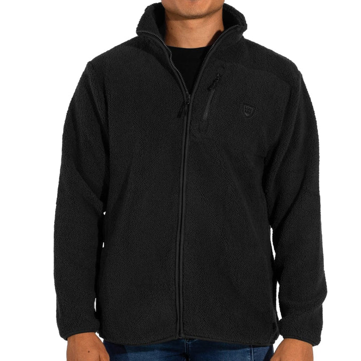 Rowles - Mens Zip -Thru Lizzard apparel Charcoal / S