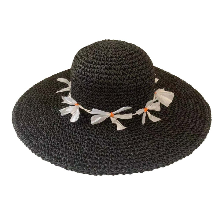 Santana -Beach Hat Lizzard accessories Black / One Size