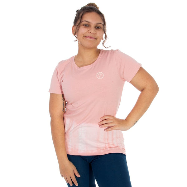 Simla -  Ladies S/S Tee Lizzard apparel Dusty Pink / XS