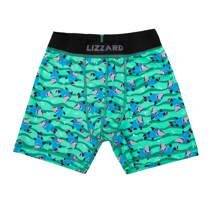 Sports Underwear 210 Print - Teen Boys Lizzard apparel Shark Print / 6/7