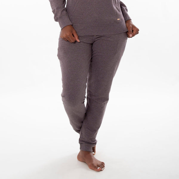 Torey- Ladies Basic Trackpant Lizzard apparel Rabbit Grey / XS