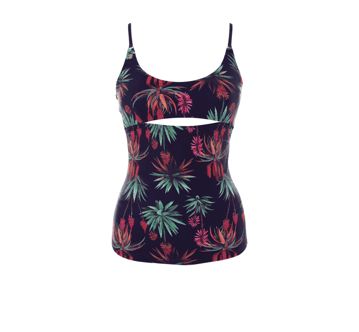 Udia - Ladies Tankini Top Lizzard swimwear