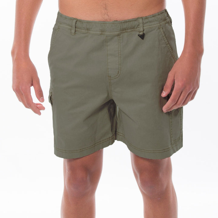 Vleis - Mens Walkshort Lizzard apparel Lichen Green / S