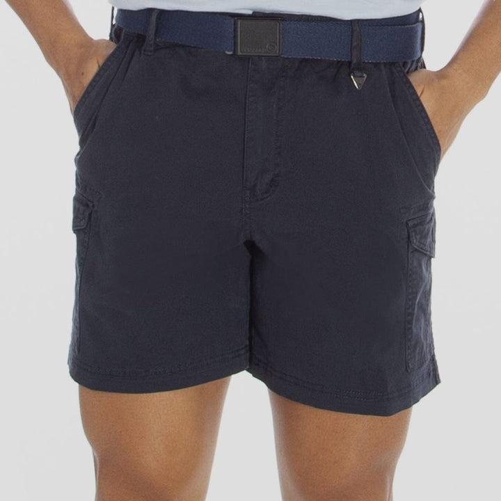 Vleis S22 - Mens Elasticated Walkshort Lizzard apparel Navy / S