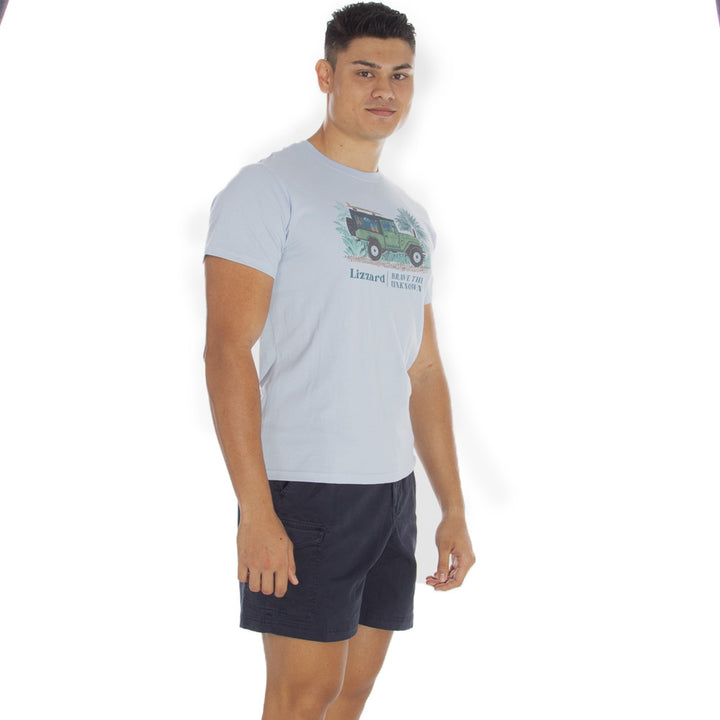 Vleis S22 - Mens Elasticated Walkshort Lizzard apparel