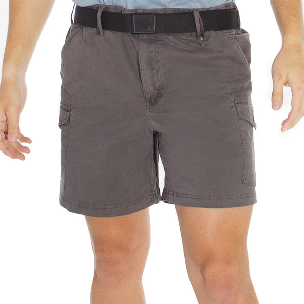 Vleis S22 - Mens Elasticated Walkshort Lizzard apparel Charcoal / XS