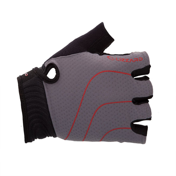 Welland - Short Finger Glove Lizzard accessories Black/Grey/Red / S